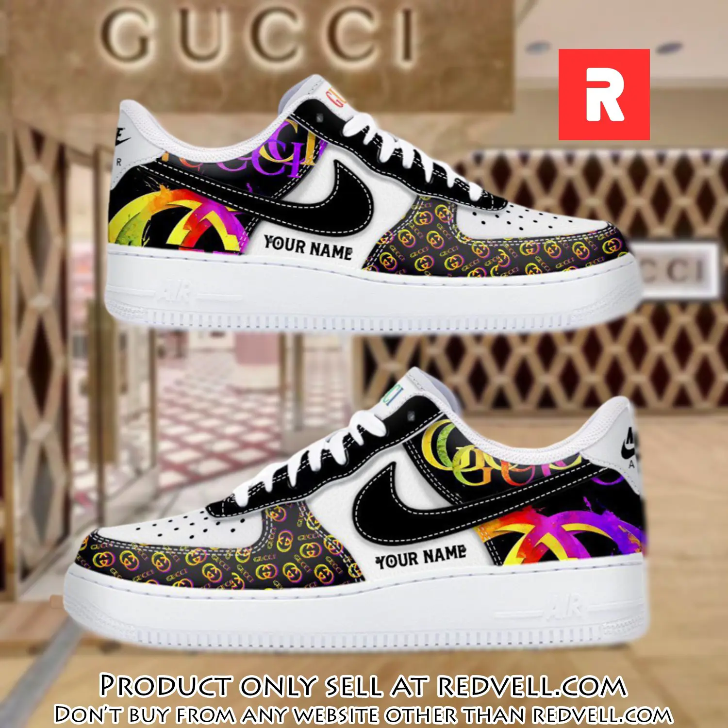 Personalized gucci luxury air force 1 sneakers limited af1 shoes oaf1010 rv3444898